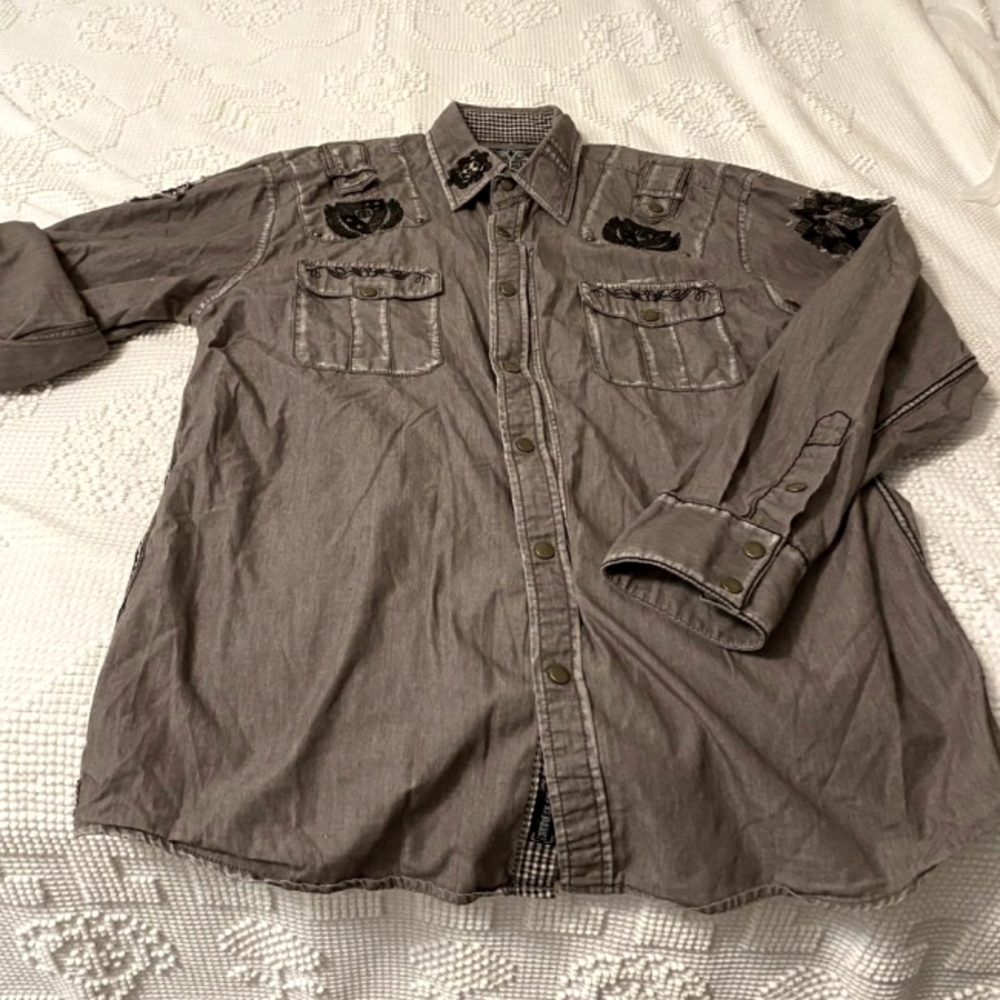 Roar brown mens shirt